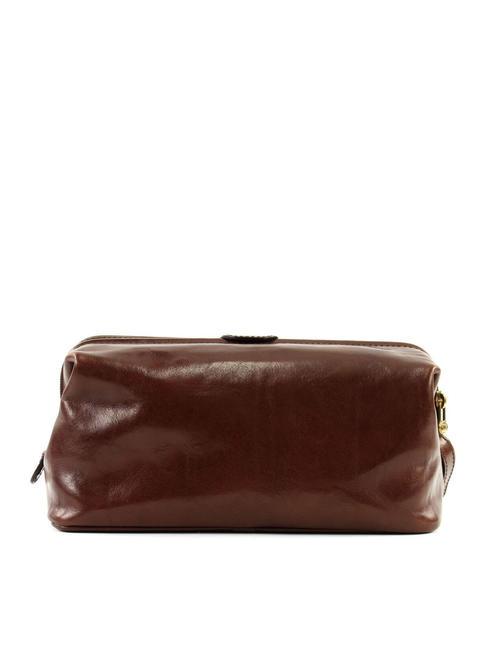 STOVIA Leather beauty BROWN - Beauty Case