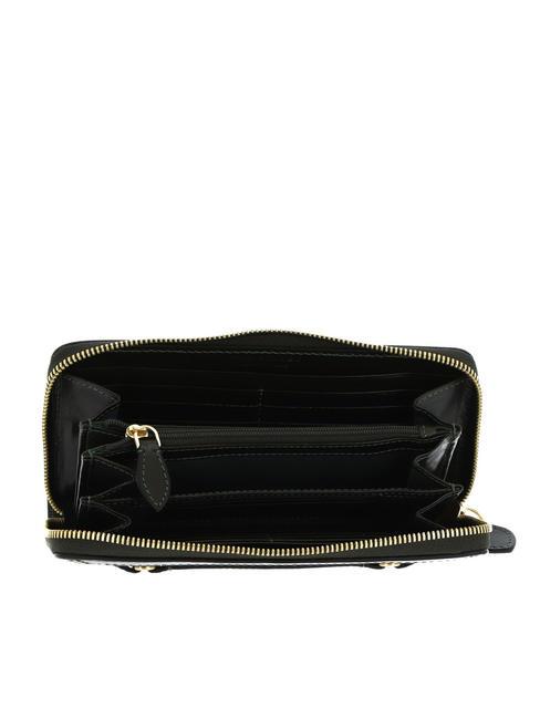 BETTINA Large zip around leather wallet tirolo abb. gold - Women’s Wallets