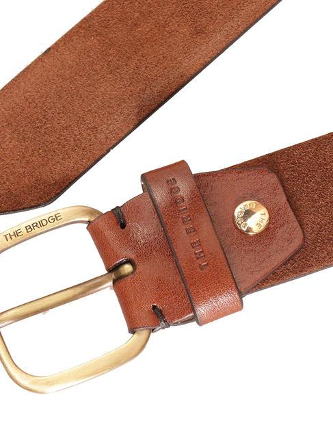SUEDE Suede belt BROWN - Belts