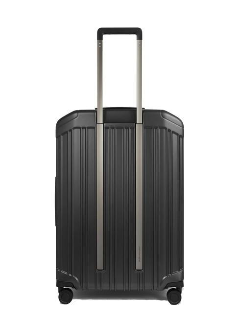 PQ-LIGHT Medium expandable trolley matte black - Rigid Trolley Cases