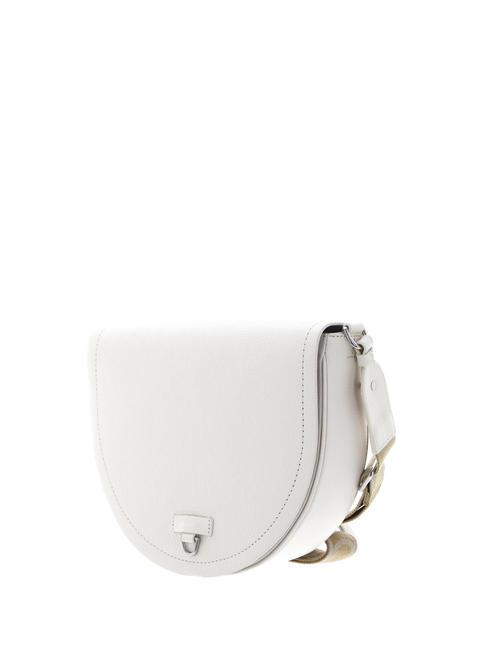 BLAIRE RIBBON Leather bag with flap and pouch coconut milk - Women&rsquo;s Bags