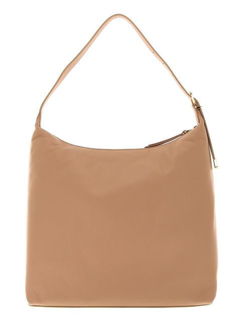 GLEEN Grained leather hobo bag toasted - Women’s Bags