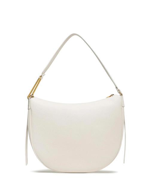 PRISCILLA Shoulder bag, in leather coconut milk - Women’s Bags
