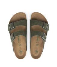 BIRKENSTOCK ARIZONA Two-band slipper desert dust thyme - Unisex shoes - 5