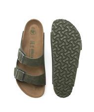 BIRKENSTOCK ARIZONA Two-band slipper desert dust thyme - Unisex shoes - 7