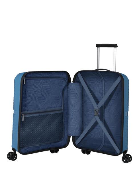 AIRCONIC Hand luggage trolley, 15.6 "PC holder coronet blue/lime - Hand luggage