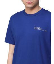 NORTH SAILS MASERATI Cotton T-shirt with print electric blue - T-shirt - 3