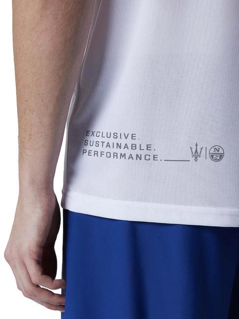 MASERATI Graphic print t-shirt white - T-shirt