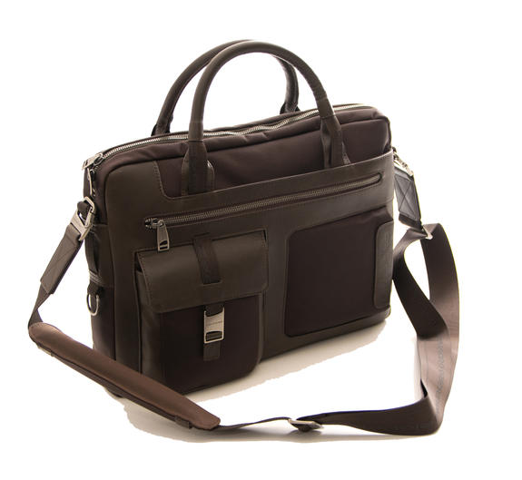 briefcase FRAME line out. 13.3” PC case BROWN - Work Briefcases