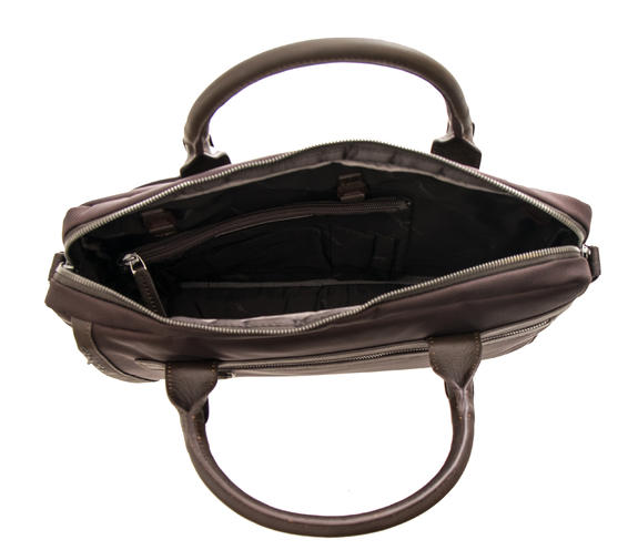 briefcase FRAME line out. 13.3” PC case BROWN - Work Briefcases