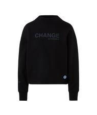 NORTH SAILS CHANGE IS POSSIBLE Cotton sweatshirt black - Women's Sweatshirts - 3