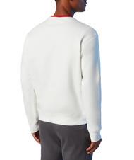 NORTH SAILS ROUND LOGO Cotton crewneck sweatshirt Marshmallow - Sweatshirts - 2