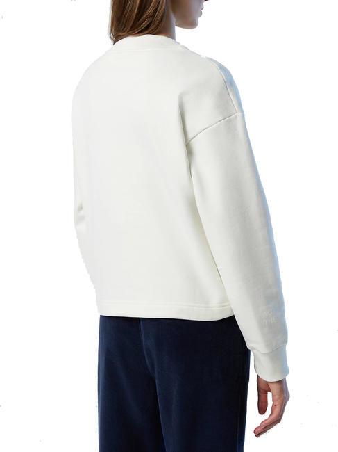 CHANGE IS POSSIBLE Cotton sweatshirt Marshmallow - Women's Sweatshirts