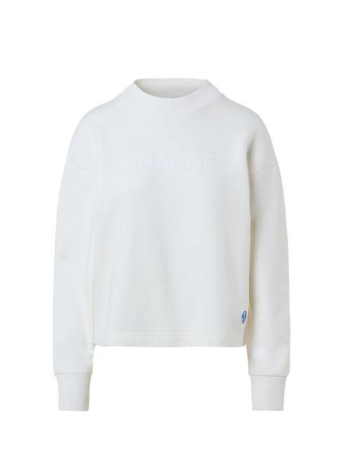 CHANGE IS POSSIBLE Cotton sweatshirt Marshmallow - Women's Sweatshirts