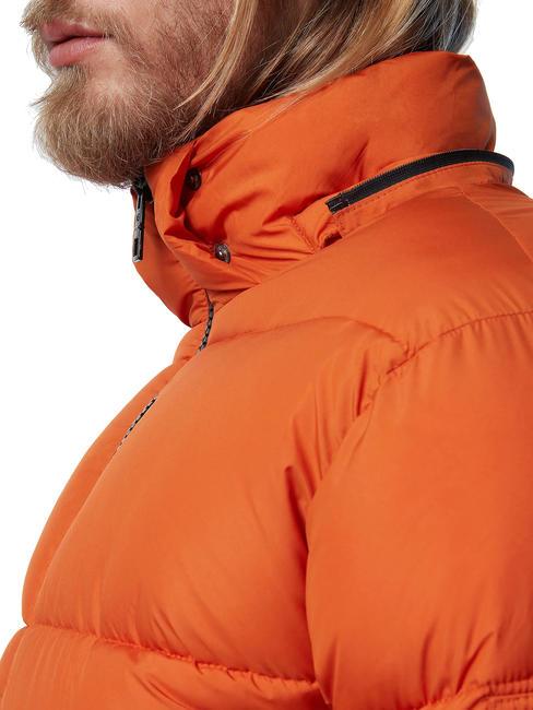BEAM PUFFER Jacket with hood gold flame - Men's down jackets