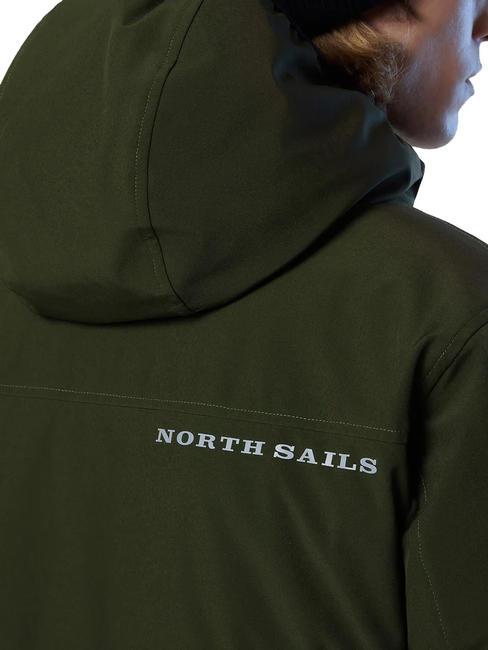 HOBART Jacket with hood forest night - Men's down jackets