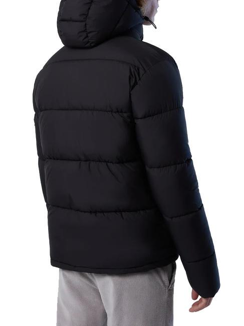 BEAM PUFFER Jacket with hood black - Men's down jackets