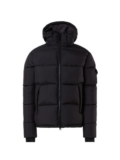 BEAM PUFFER Jacket with hood black - Men's down jackets