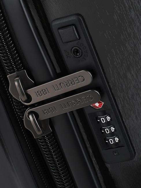 1881 Medium expandable trolley black - Rigid Trolley Cases