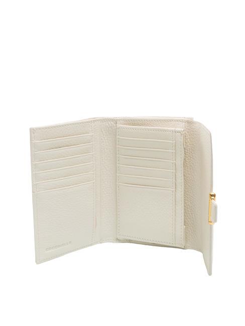 KATTIE Medium grained leather wallet coconut milk - Women&rsquo;s Wallets