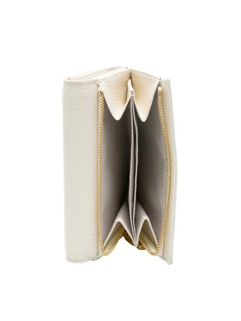 KATTIE Medium grained leather wallet coconut milk - Women&rsquo;s Wallets