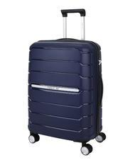 CERRUTI 1881 Medium size trolley blue - Semi-rigid Trolley Cases - 3