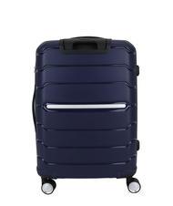 CERRUTI 1881 Medium size trolley blue - Semi-rigid Trolley Cases - 5