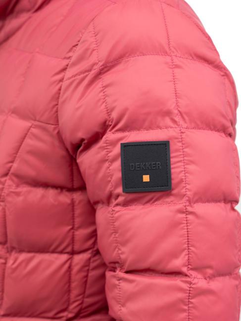 SCIRE NY DOUBLE Double-sided down jacket with hood Cordovan leather - Tabasco - Women's down jackets