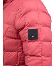 DEKKER SCIRE NY DOUBLE Double-sided down jacket with hood Cordovan leather - Tabasco - Women's down jackets - 3