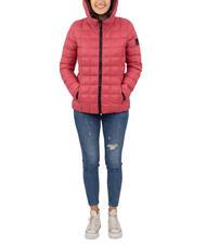 DEKKER SCIRE NY DOUBLE Double-sided down jacket with hood Cordovan leather - Tabasco - Women's down jackets - 4