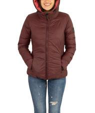 DEKKER SCIRE NY DOUBLE Double-sided down jacket with hood Cordovan leather - Tabasco - Women's down jackets - 5