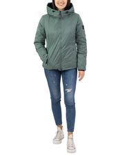 DEKKER SCIRE NY DOUBLE Double-sided down jacket with hood dark forest - graphite blue - Women's down jackets - 4