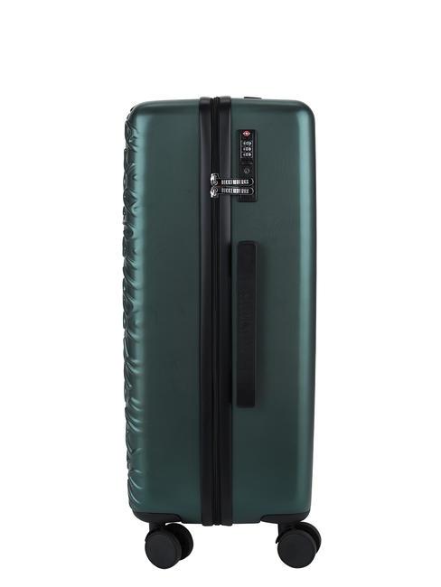 YUGINE Medium size trolley green - Rigid Trolley Cases