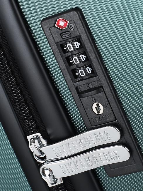 YUGINE Medium size trolley green - Rigid Trolley Cases