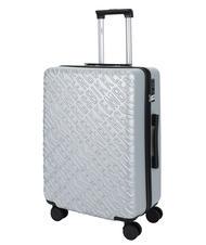BIKKEMBERGS YUGINE Medium size trolley Grey - Rigid Trolley Cases - 3