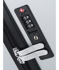 BIKKEMBERGS YUGINE Medium size trolley Grey - Rigid Trolley Cases - 6