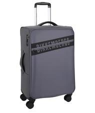 BIKKEMBERGS AUDRIK Medium size trolley Grey - Semi-rigid Trolley Cases - 3
