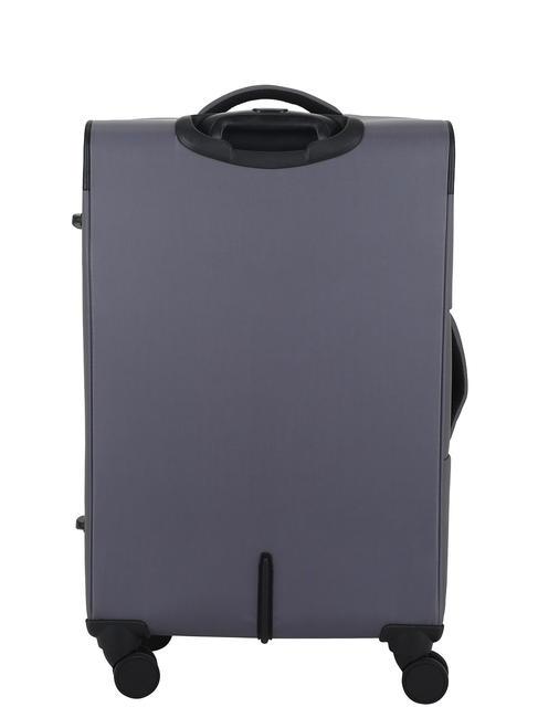 AUDRIK Medium size trolley Grey - Semi-rigid Trolley Cases