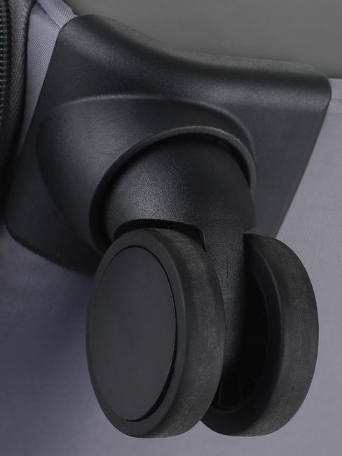 AUDRIK Medium size trolley Grey - Semi-rigid Trolley Cases