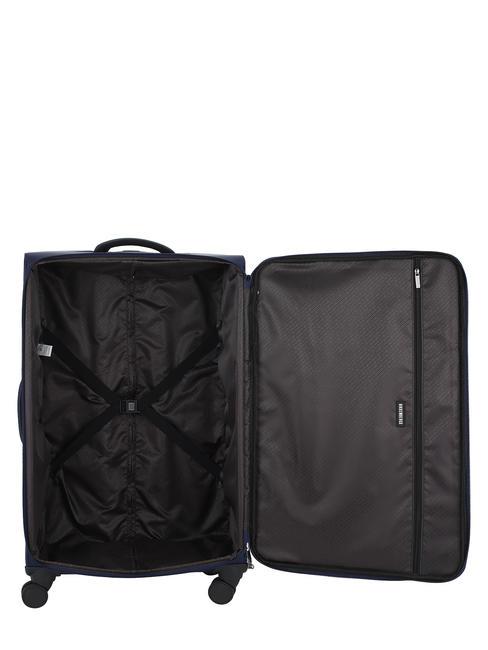 AUDRIK Large size trolley blue - Semi-rigid Trolley Cases