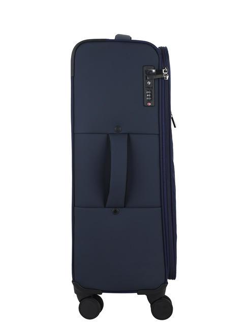 AUDRIK Medium size trolley blue - Semi-rigid Trolley Cases