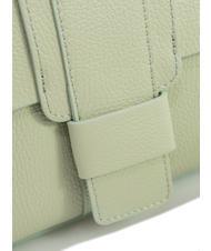 LESAC SABRINA Dollar leather satchel bag artic teal - Women’s Bags - 6