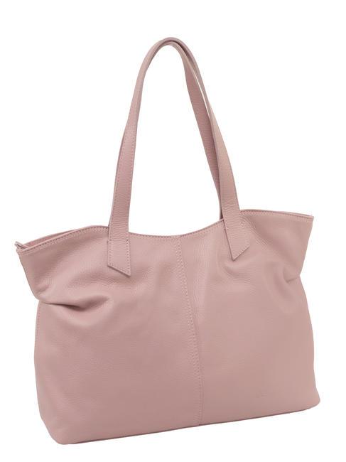 MARTINA Dollar leather shopper bag millennial pink - Women’s Bags