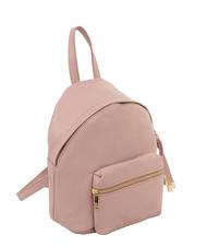 LESAC VANESSA Dollar leather backpack millennial pink - Women’s Bags - 2
