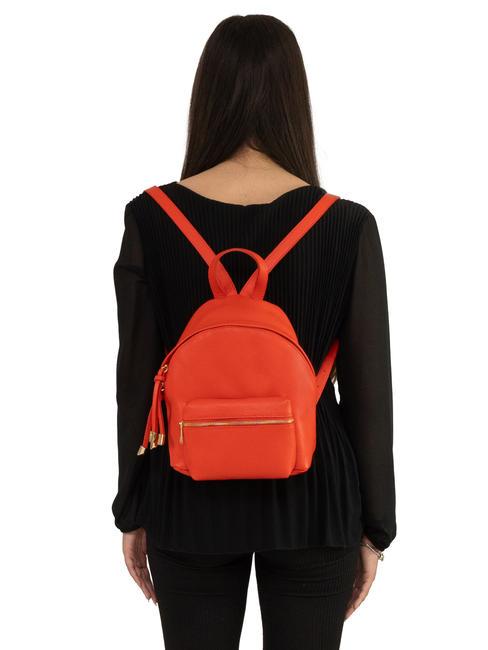 VANESSA Dollar leather backpack coral - Women’s Bags