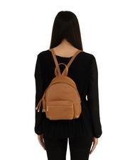 LESAC VANESSA Dollar leather backpack dark leather - Women’s Bags - 4