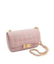 LESAC GIULIA Dollar leather chain shoulder bag millennial pink - Women’s Bags - 2