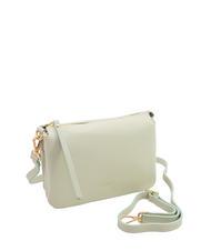 LESAC SIMONA Tris dollar leather shoulder bag artic teal - Women&rsquo;s Bags - 2