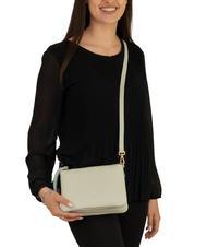 LESAC SIMONA Tris dollar leather shoulder bag artic teal - Women&rsquo;s Bags - 4