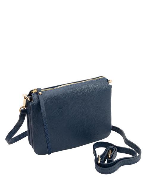 SIMONA Tris dollar leather shoulder bag jeans - Women&rsquo;s Bags